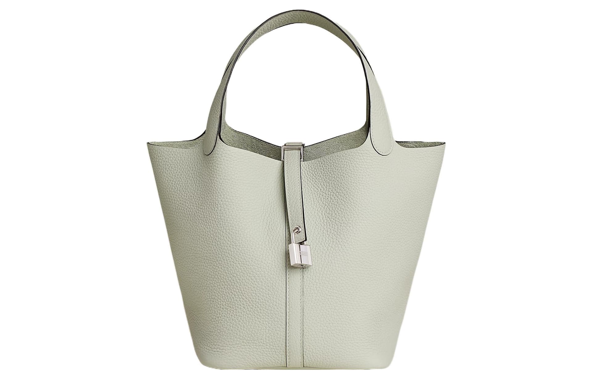 Сумка HERMES Picotin Lock 22 Clemence 0W Gris Neve - изображение 5
