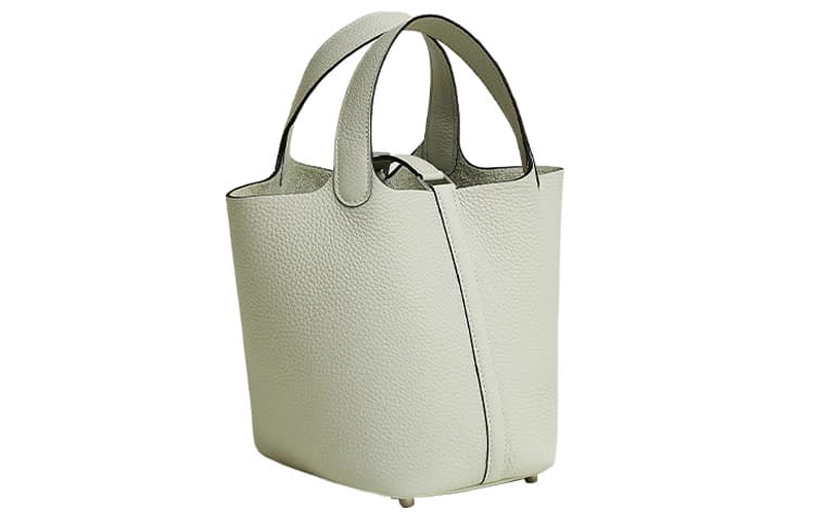 Сумка HERMES Picotin Lock 18 Clemence 0W Gris Neve - изображение 5