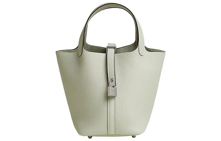Сумка HERMES Picotin Lock 18 Clemence 0W Gris Neve - изображение 2