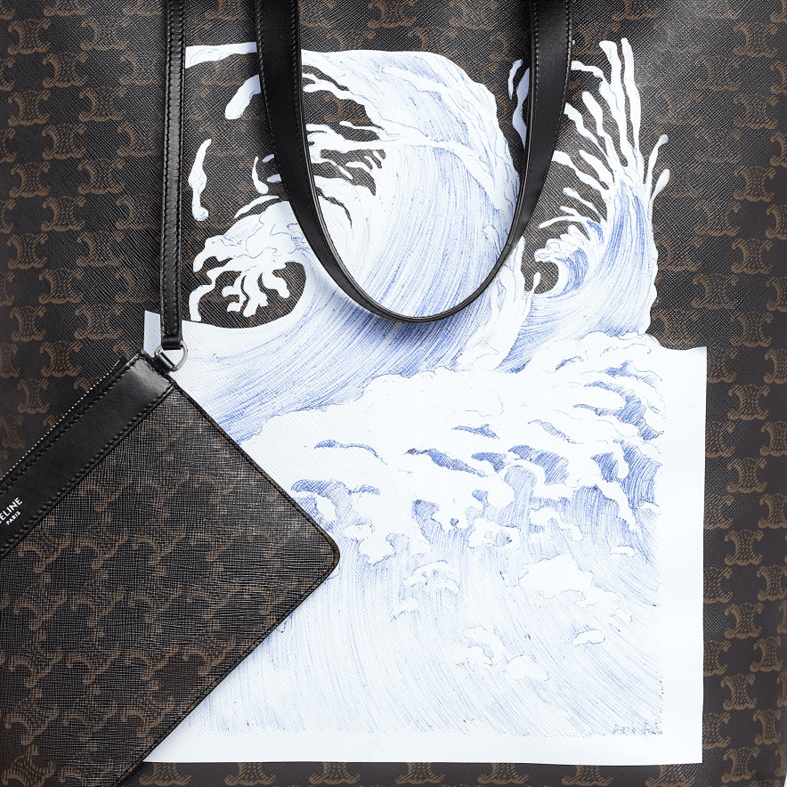 Сумка CELINE x DAVID WEISS MUSEUM Tote - изображение 6
