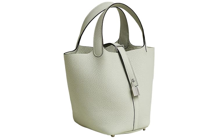 Сумка HERMES Picotin Lock 18 Clemence 0W Gris Neve - изображение 3
