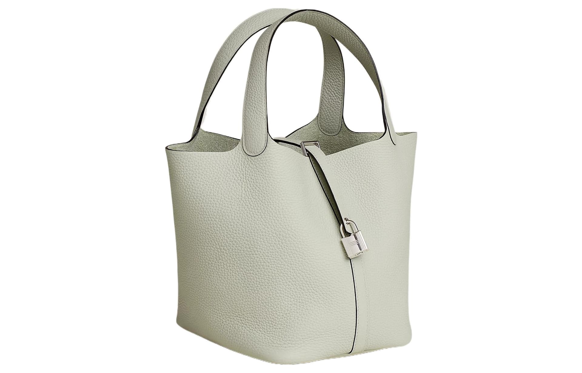 Сумка HERMES Picotin Lock 22 Clemence 0W Gris Neve - изображение 6