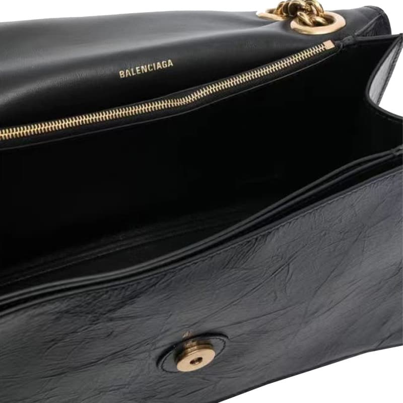 Сумка через плечо Balenciaga Crush Black Gold - изображение 5