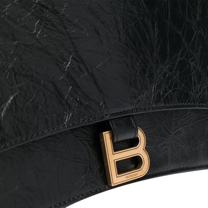 Сумка через плечо Balenciaga Crush Black Gold - изображение 4
