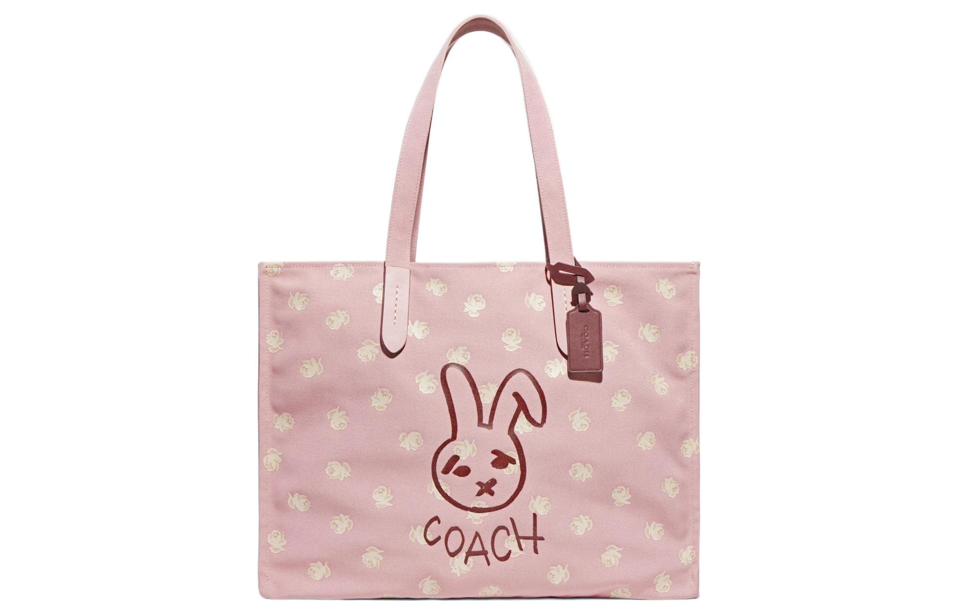 Мини-сумка COACH Tote 42 Pink - изображение 1