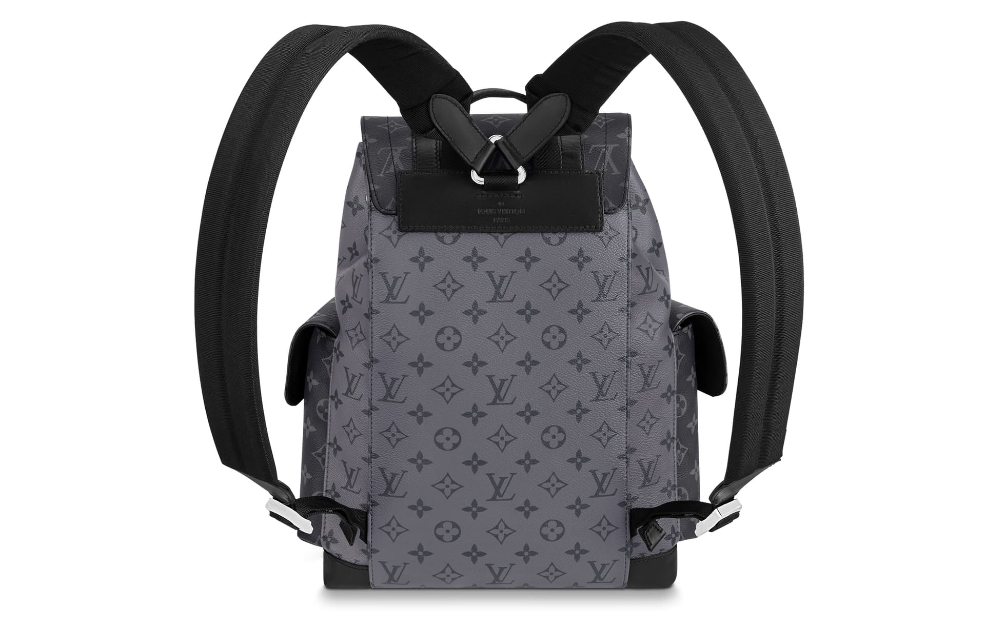Рюкзак Louis Vuitton Christopher Black Backpack - изображение 3