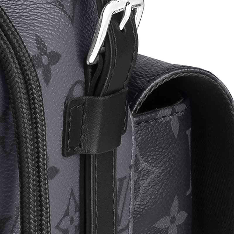 Рюкзак Louis Vuitton Christopher Black Backpack - изображение 6