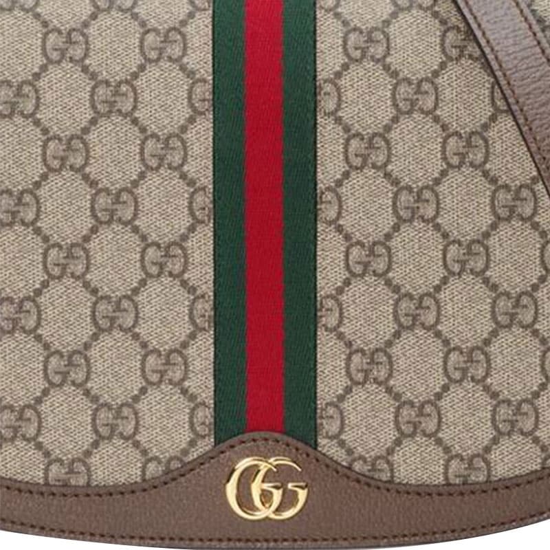 Сумка через плечо Gucci Ophidia Saddle Bag - изображение 6