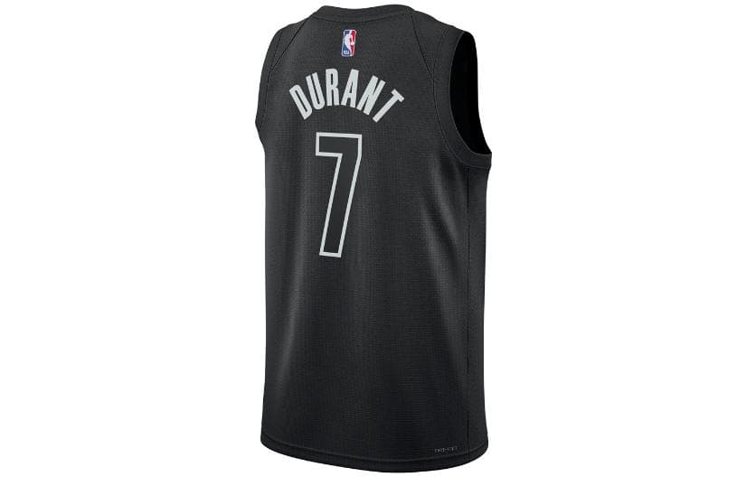 Баскетбольная майка Jordan NBA Fan Jersey 22-23 Nets Durant 7 Black - изображение 2