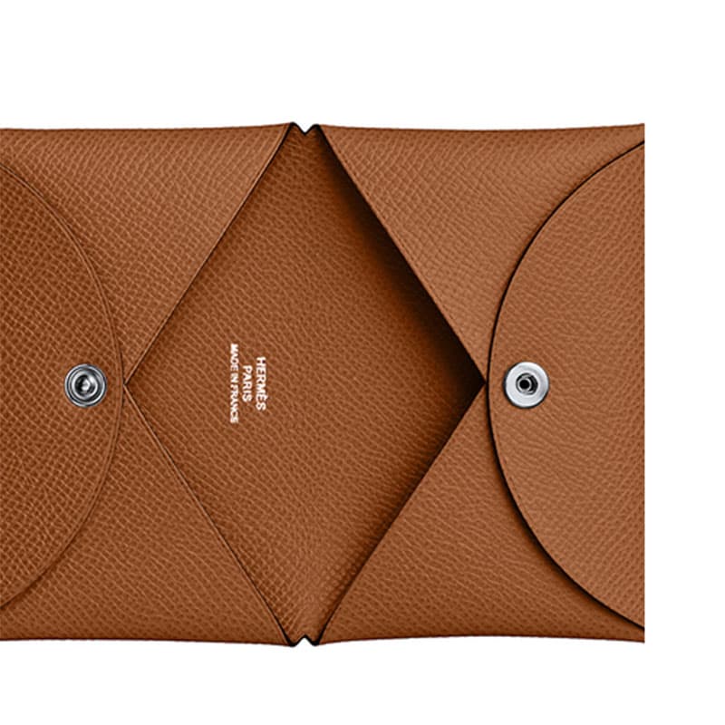 Картхолдер Hermes Calvi Gold - изображение 4
