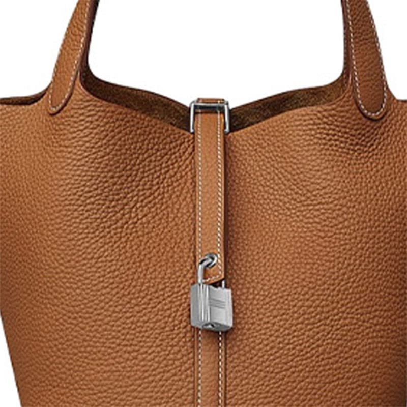 Сумка HERMES Picotin Lock 22 Taurillon Clemence 37 Gold - изображение 5