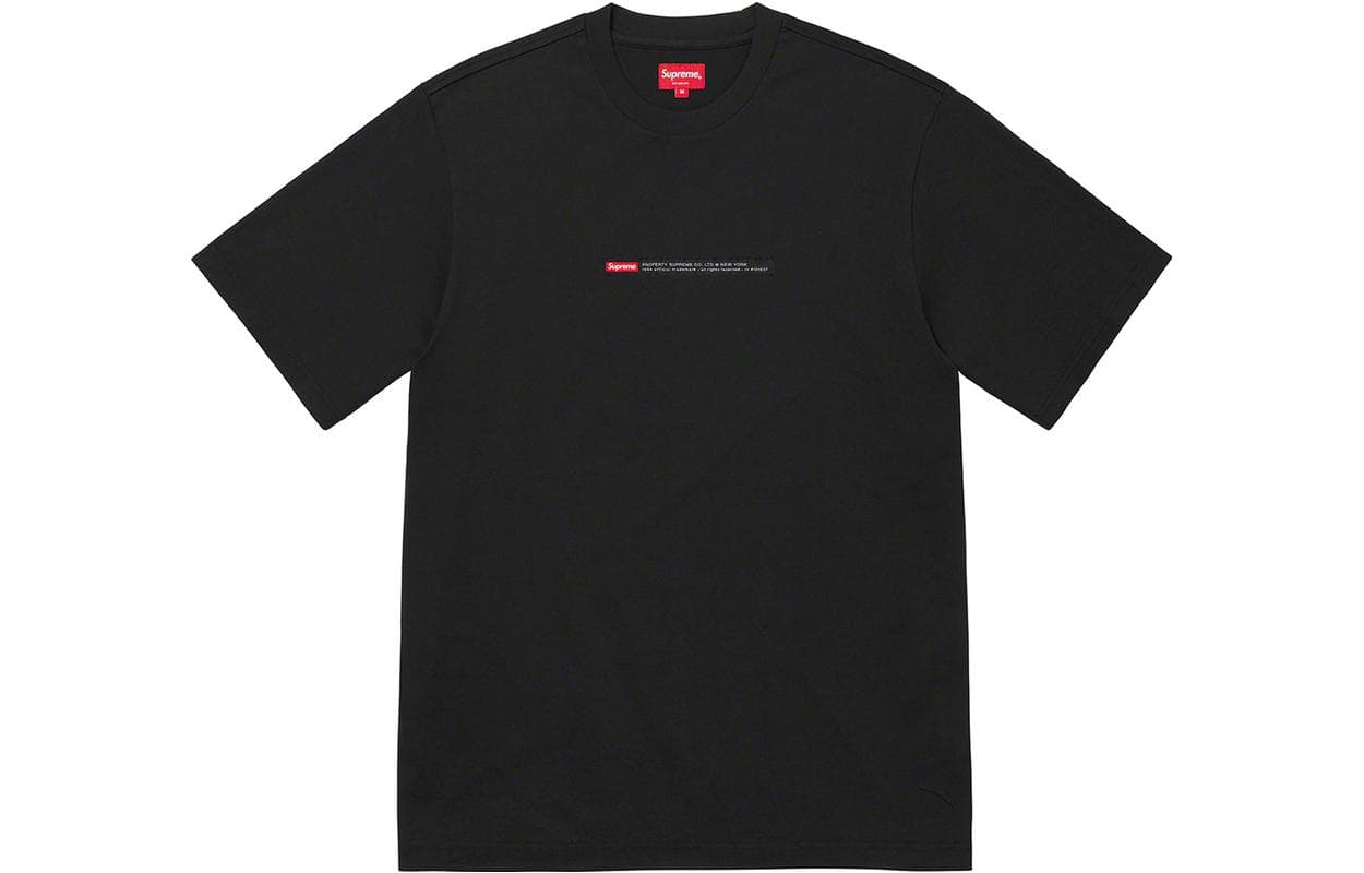 Футболка Supreme FW22 Week 6 Property Label Ss Top T - изображение 3
