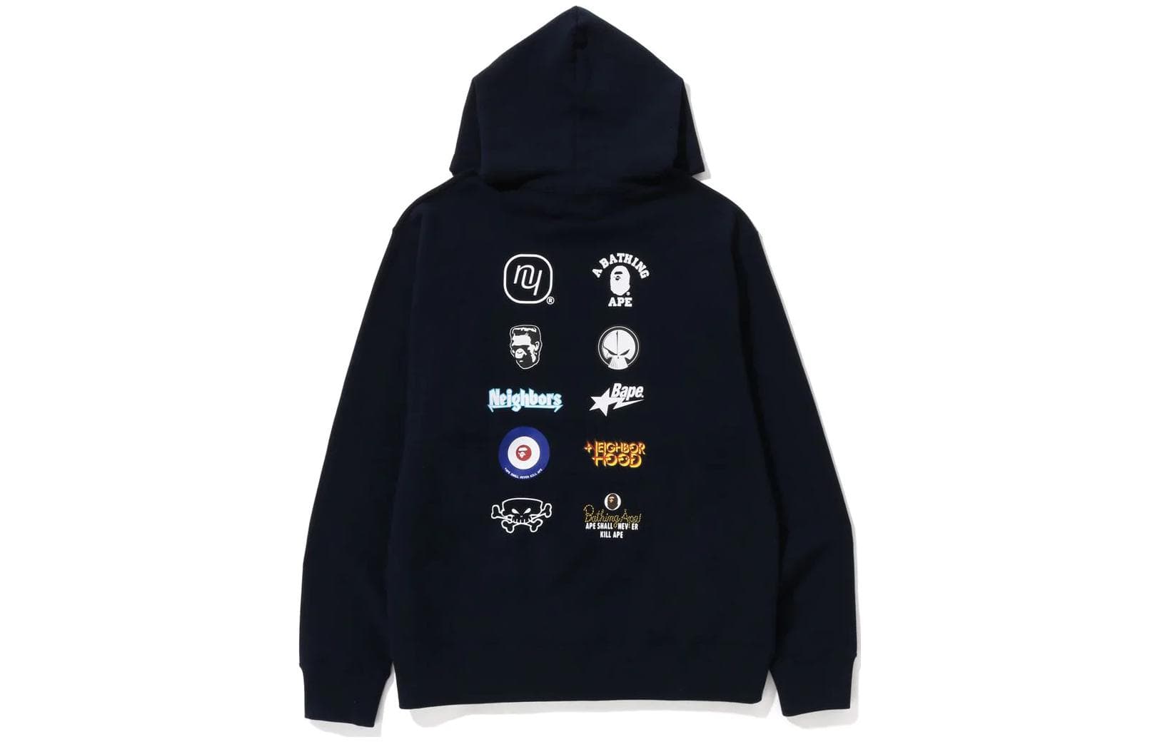 Худи BAPE x NEIGHBORHOOD SS23 Logo - изображение 2