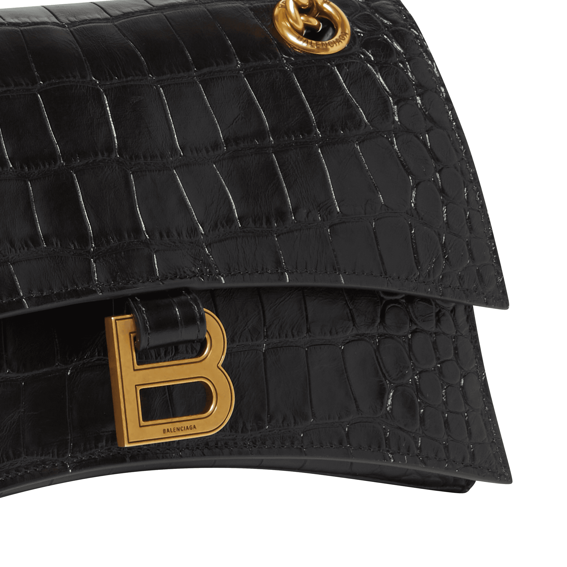 Мини-сумка Balenciaga Crush Black - изображение 7