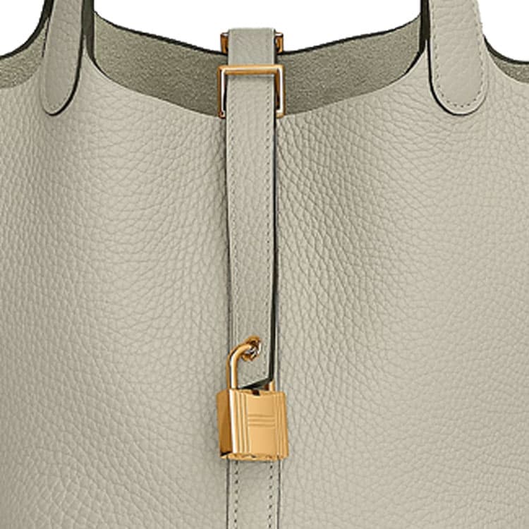 Сумка HERMES Picotin Lock 18 Clemence Q1 Sauge - изображение 5