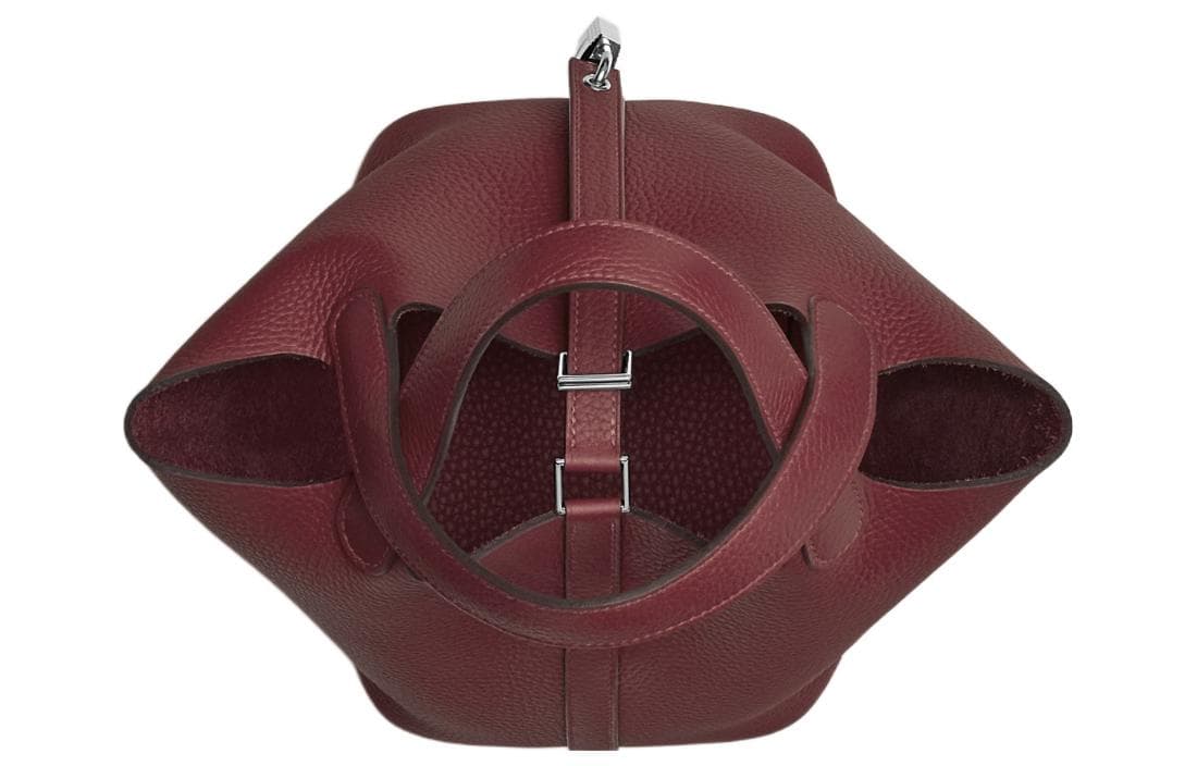 Сумка HERMES Picotin 18 Clemence 55 Rouge H - изображение 4