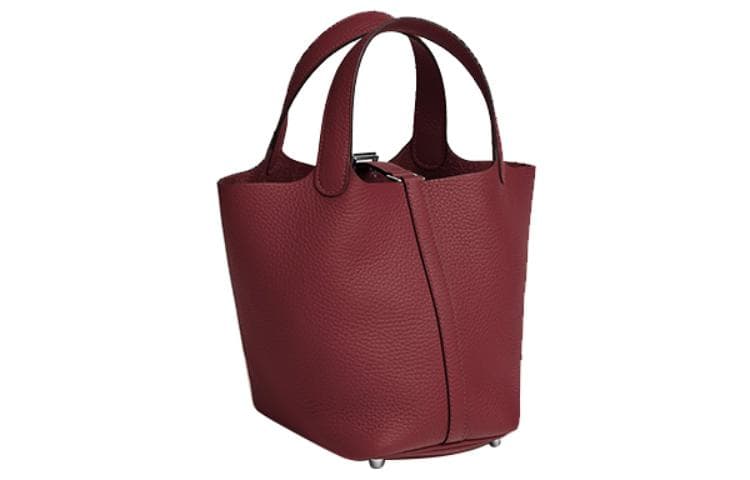 Сумка HERMES Picotin 18 Clemence 55 Rouge H - изображение 3