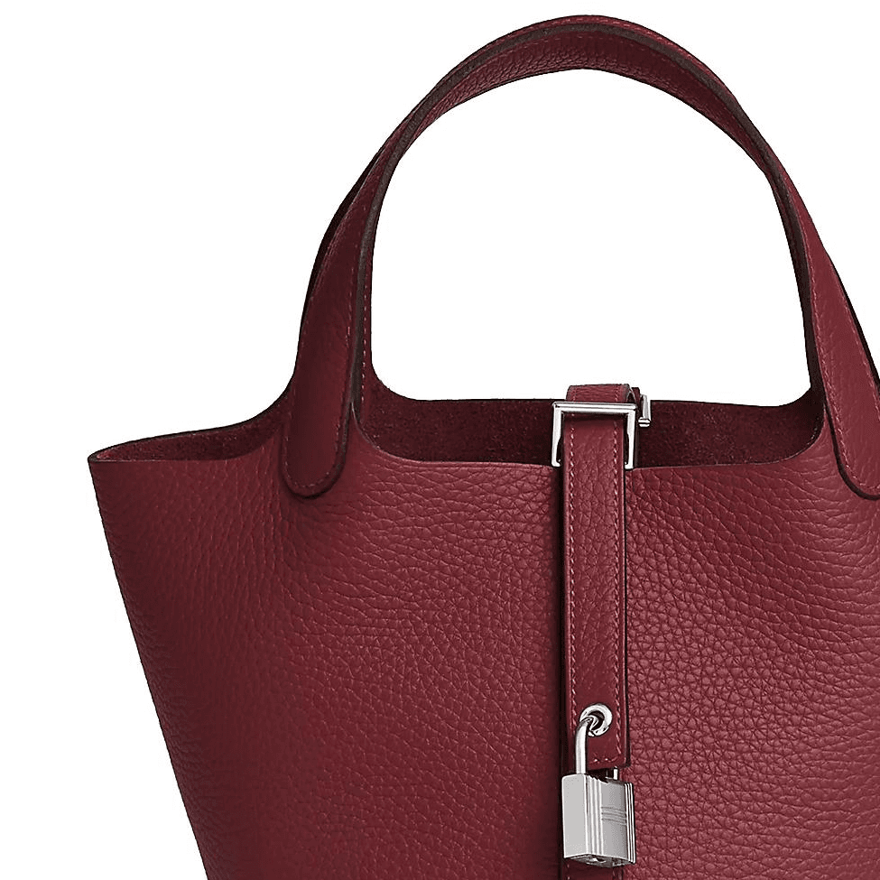 Сумка HERMES Picotin 18 Clemence 55 Rouge H - изображение 5
