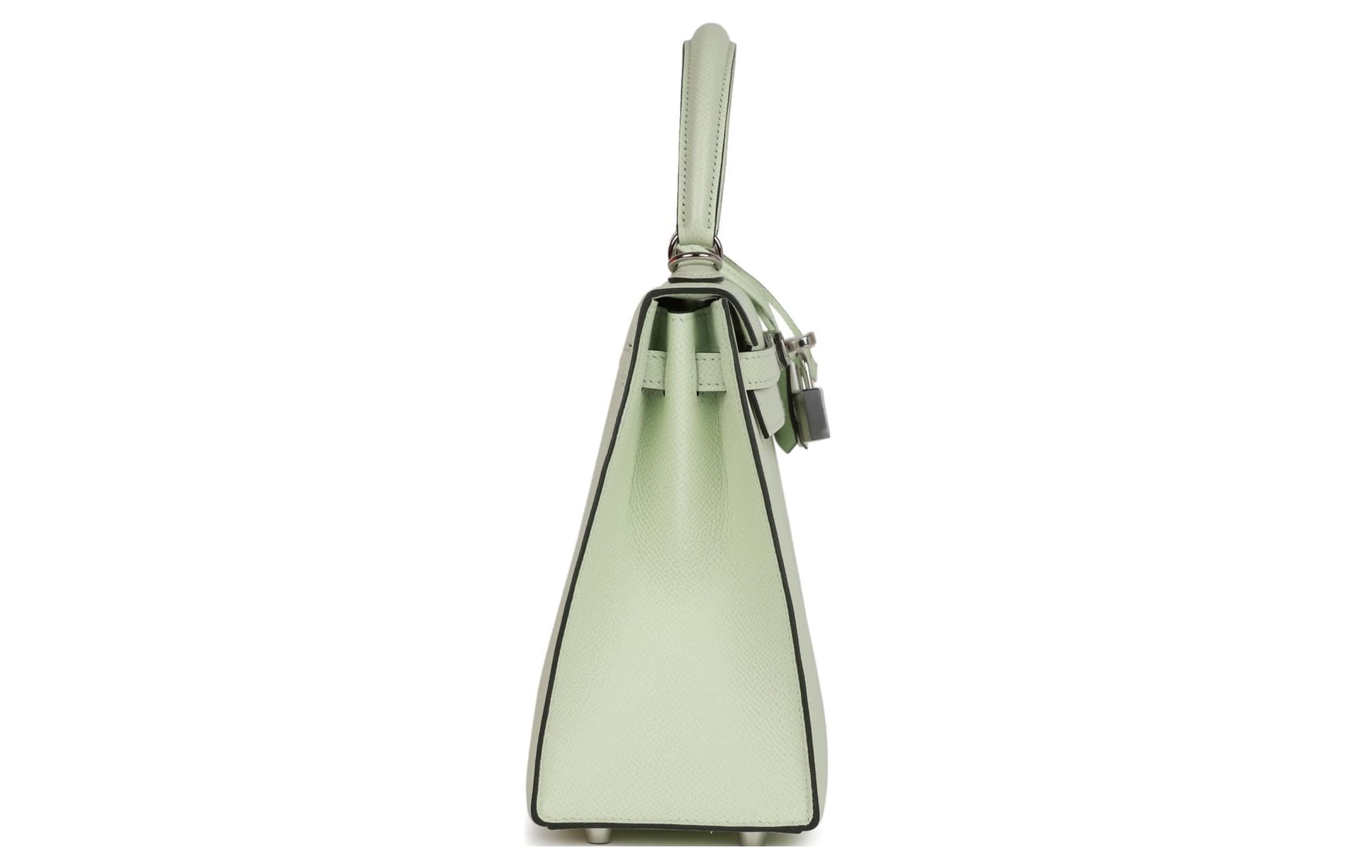 Сумка HERMES Kelly 25 Epsom 0S Vert Fizz - изображение 4