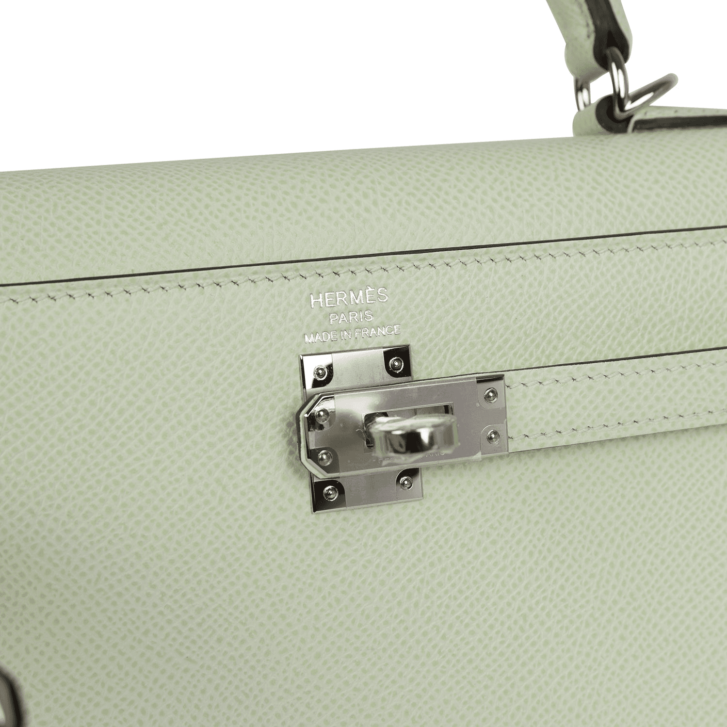 Сумка HERMES Kelly 25 Epsom 0S Vert Fizz - изображение 7