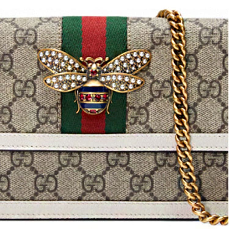 Сумка через плечо GUCCI Queen Margaret Logo - изображение 5
