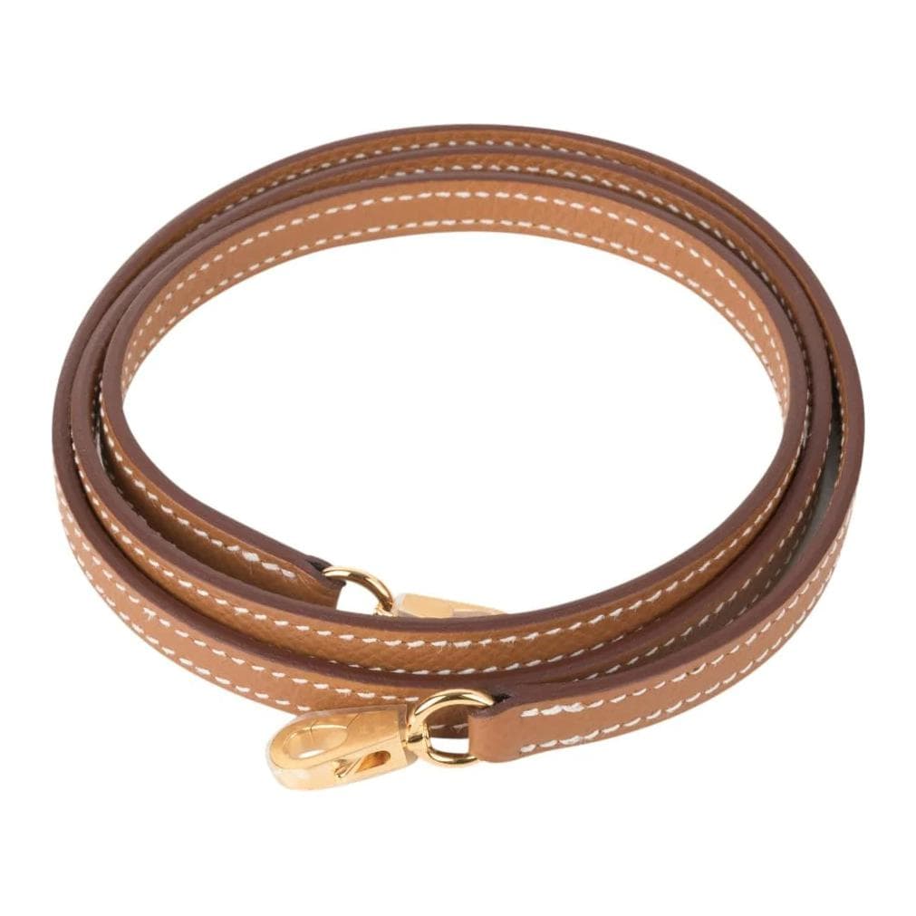 Сумка Hermes Mini Kelly Epsom Gold - изображение 7