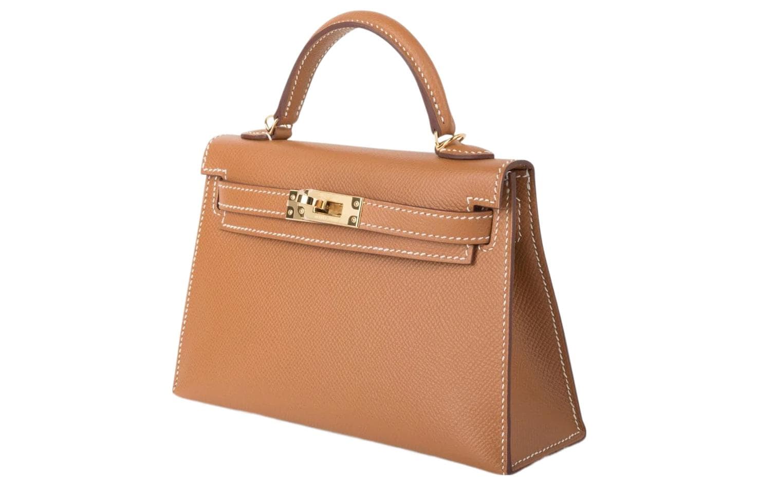 Сумка Hermes Mini Kelly Epsom Gold - изображение 3