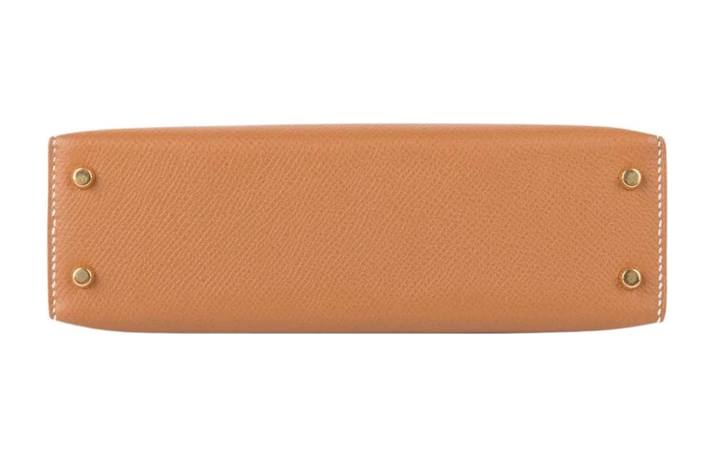 Сумка Hermes Mini Kelly Epsom Gold - изображение 6