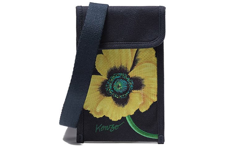 Мини-сумка KENZO Poppy Series Navy Blue - изображение 1