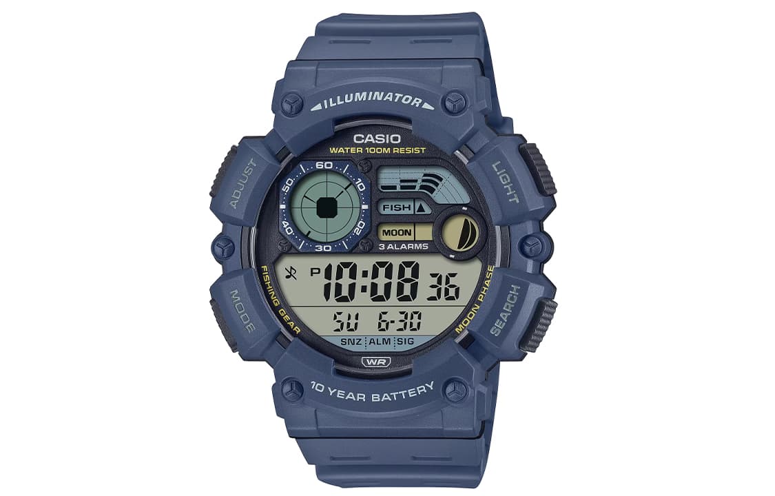 Часы CASIO100m WS-1500H-2AV - изображение 1