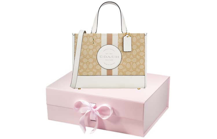Сумка COACH Dempsey 30 Logo Tote - изображение 4