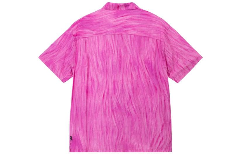 Рубашка Stussy SS23 FUR PRINT SHIRT - изображение 2