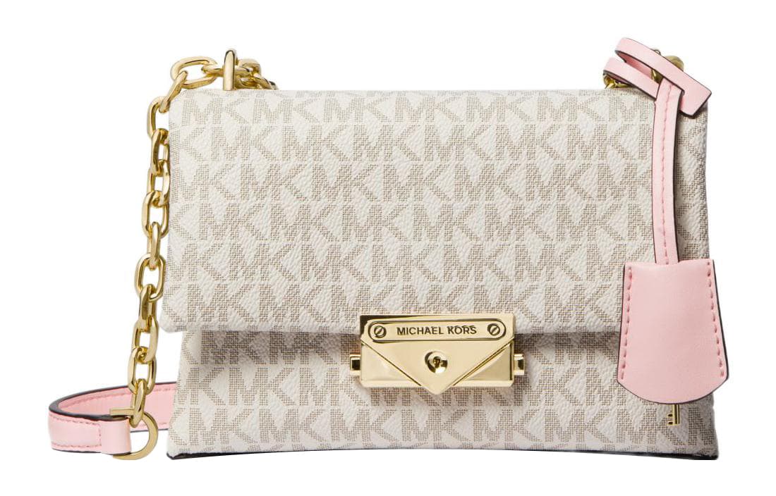 Сумка через плечо Michael Kors Cece 18 Small Shoulder Bag White Pink - изображение 1