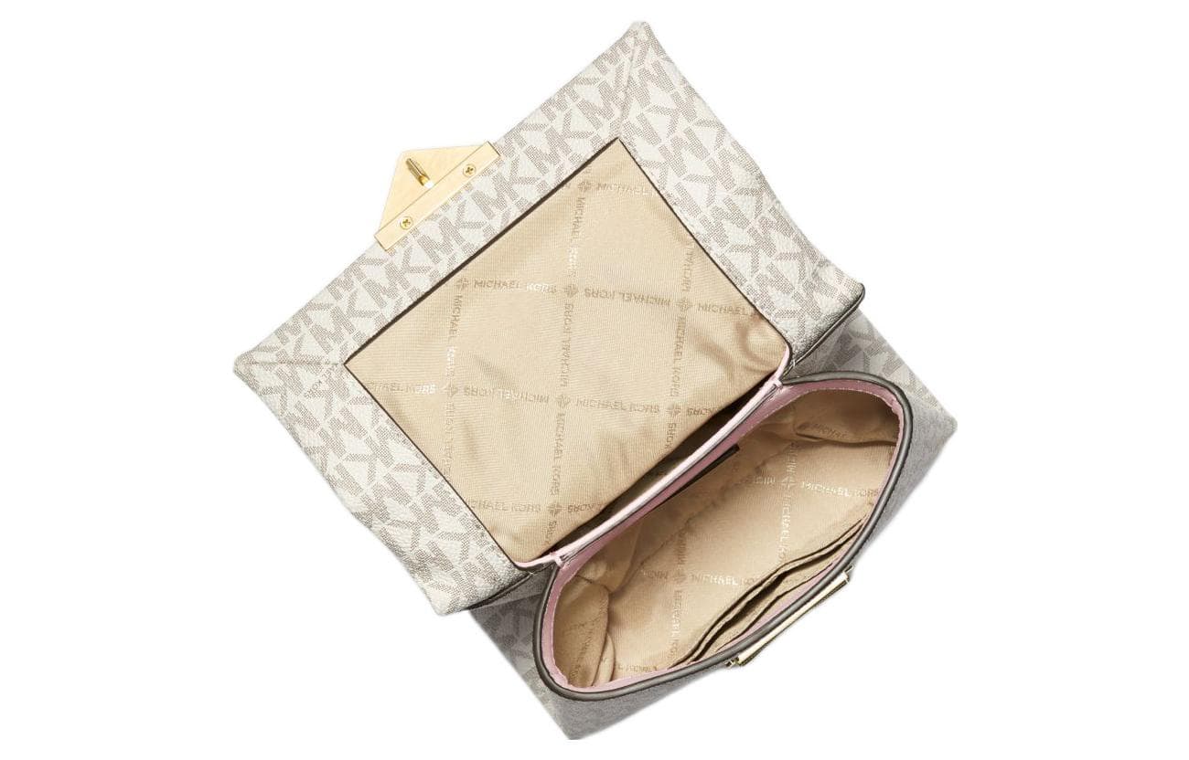 Сумка через плечо Michael Kors Cece 18 Small Shoulder Bag White Pink - изображение 7
