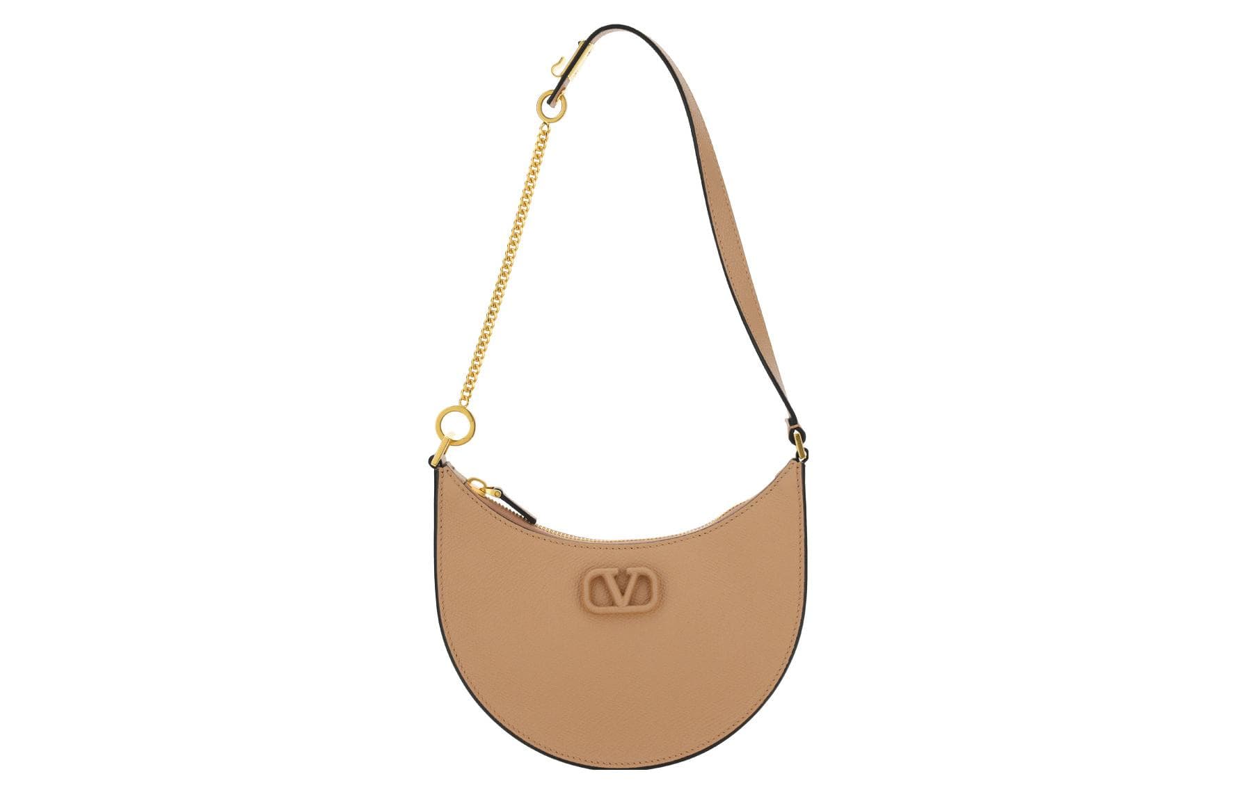 Мини-сумка Valentino Vlogo Signature Hobo Bag Cinnamon Pink - изображение 1