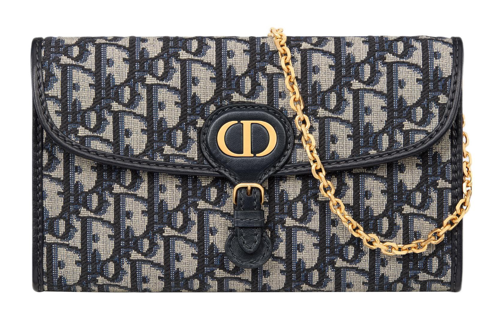 Сумка через плечо Dior Bobby East-West Blue - изображение 1