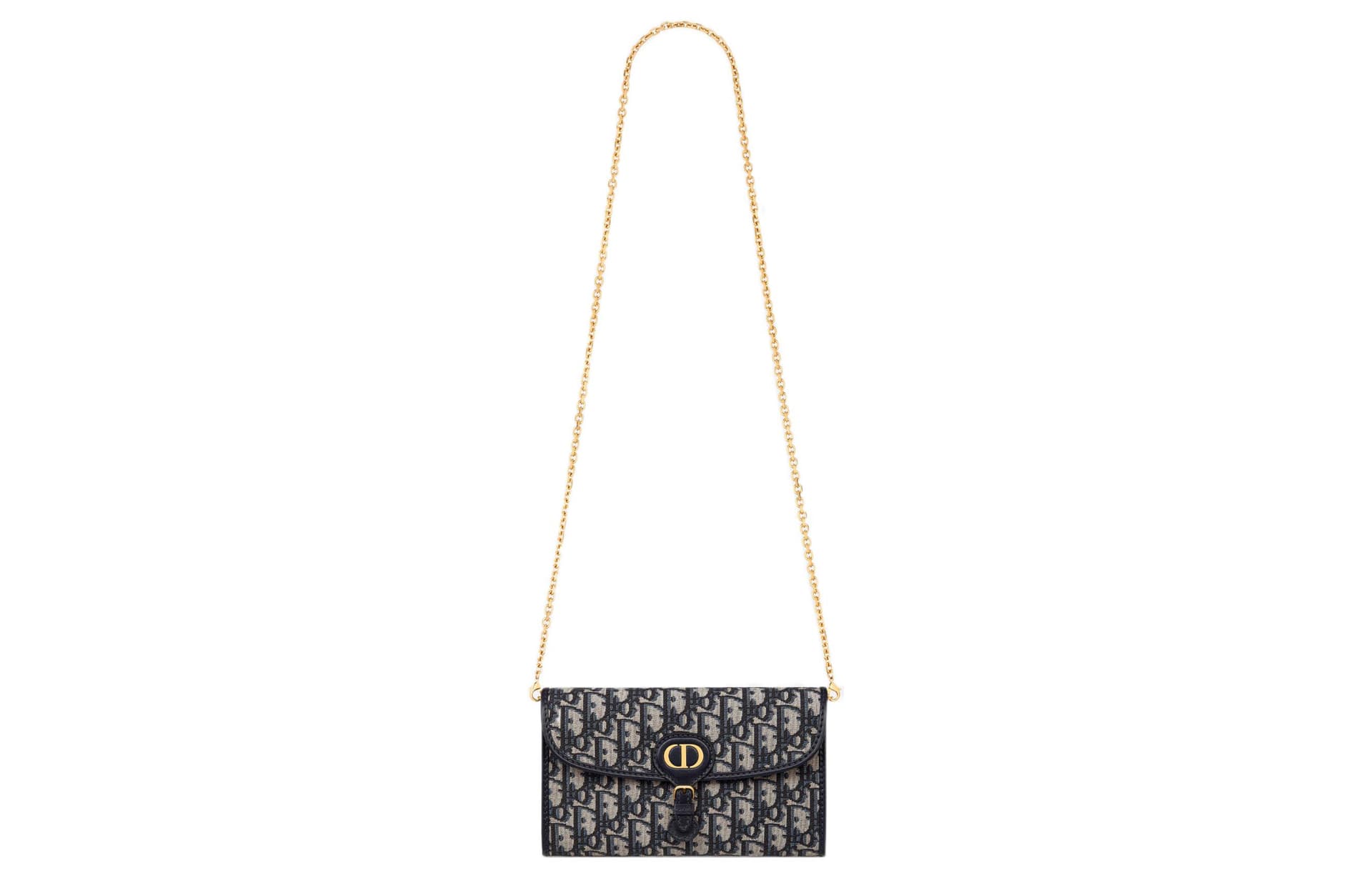 Сумка через плечо Dior Bobby East-West Blue - изображение 6