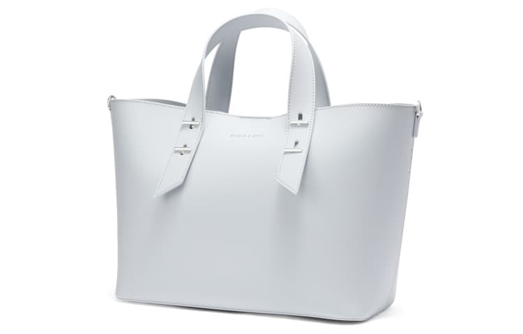Мини-сумка CHARLESKEITH PU Tote ChocolateLight Grey - изображение 2