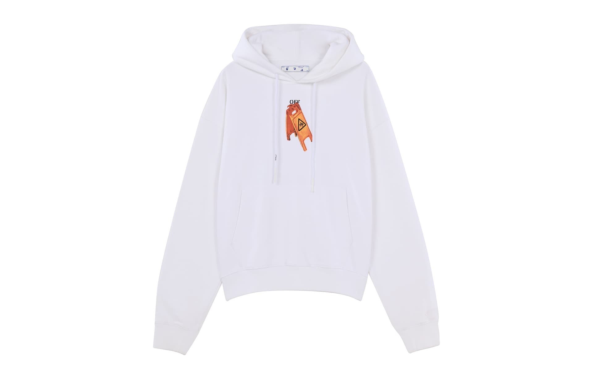 Худи OFF-WHITE Arrows Hoodie White - изображение 2
