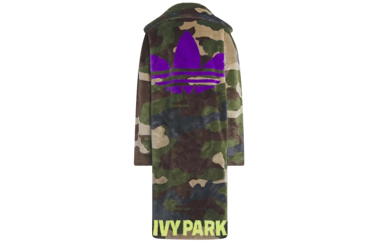 Куртка adidas x IVY PARK Camo Fur Coat - изображение 2