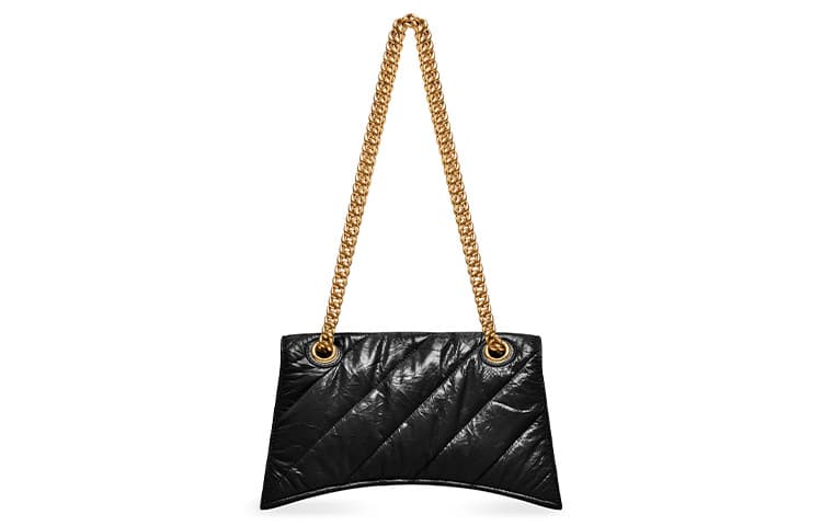 Сумка через плечо Balenciaga Crush Black - изображение 4