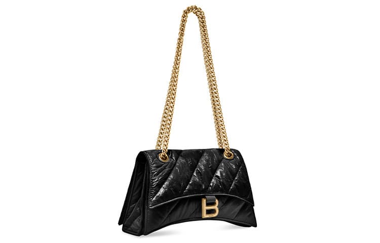 Сумка через плечо Balenciaga Crush Black - изображение 2