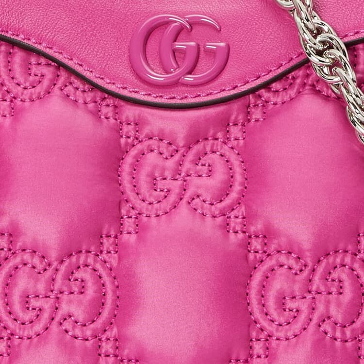 Мини-сумка Gucci GG Matelassé Purple - изображение 9