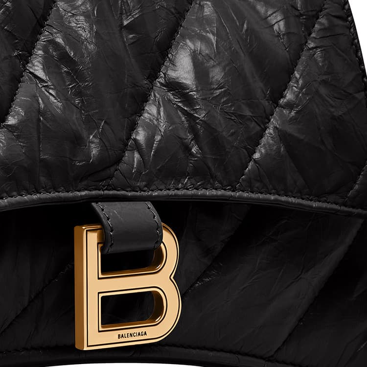Сумка через плечо Balenciaga Crush Black - изображение 6
