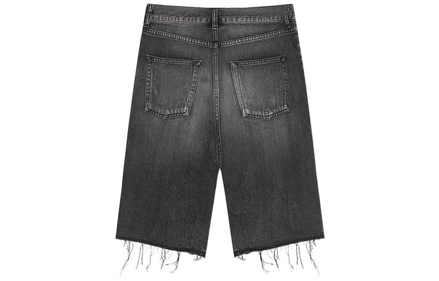 Джинсовые шорты Saint Laurent Denim Shorts Black - изображение 2