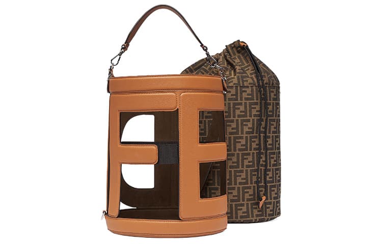 Сумка Fendi Bucket Bag Brown - изображение 4