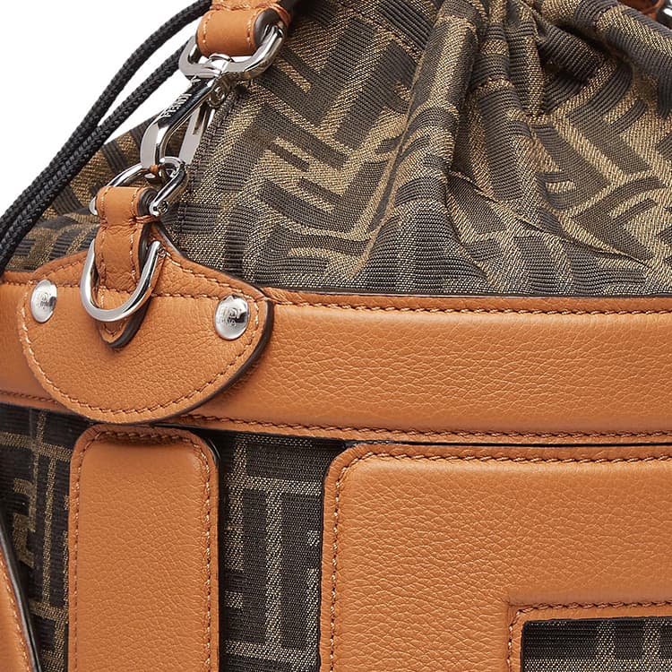 Сумка Fendi Bucket Bag Brown - изображение 6