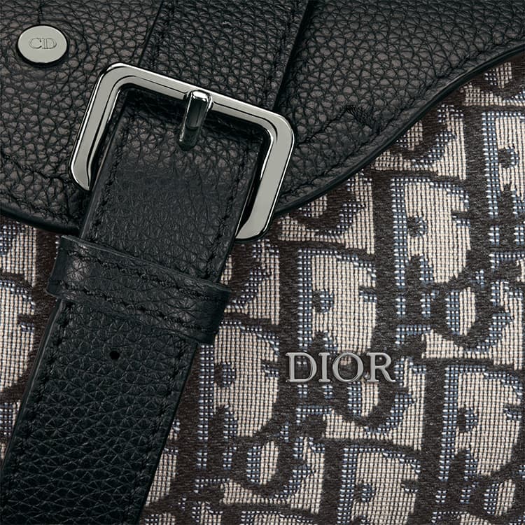 Сумка Dior Saddle Bag Mini Beige/Black - изображение 6