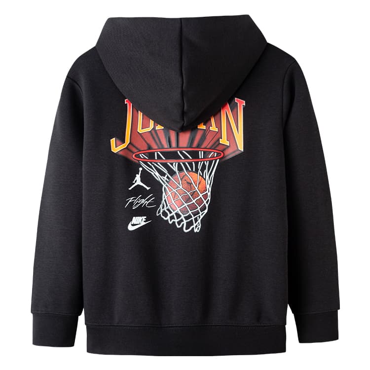 Jordan Logo Hoodie Kids Black - изображение 2