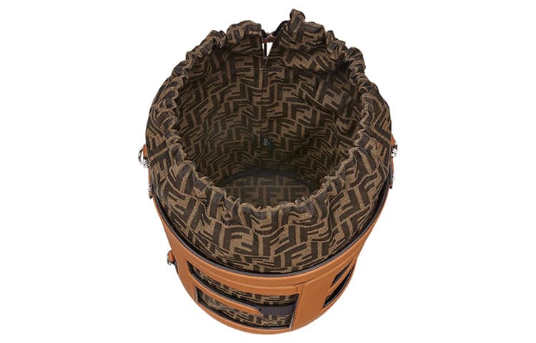 Сумка Fendi Bucket Bag Brown - изображение 5